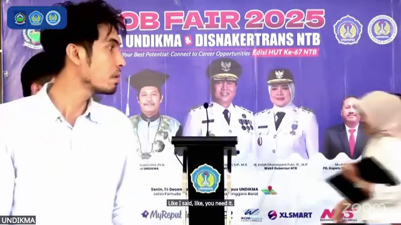Job Fair IKA UNDIKMA dan DISNAKERTRANS NTB tahun 2025 - Edisi Hut ke-67 NTB