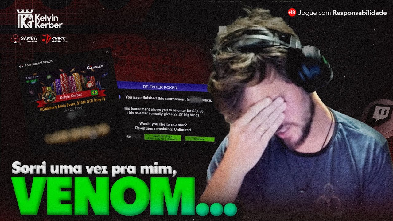 Dia de Venom e $10K GGMillion$ - Melhores Momentos 59 | Kelvin Kerber Poker