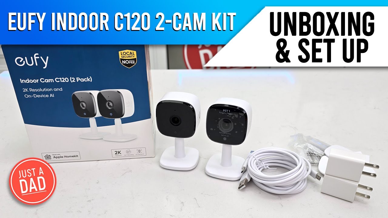 eufy Security Indoor Cam C120 2-Cam Kit UNBOXING & SET UP