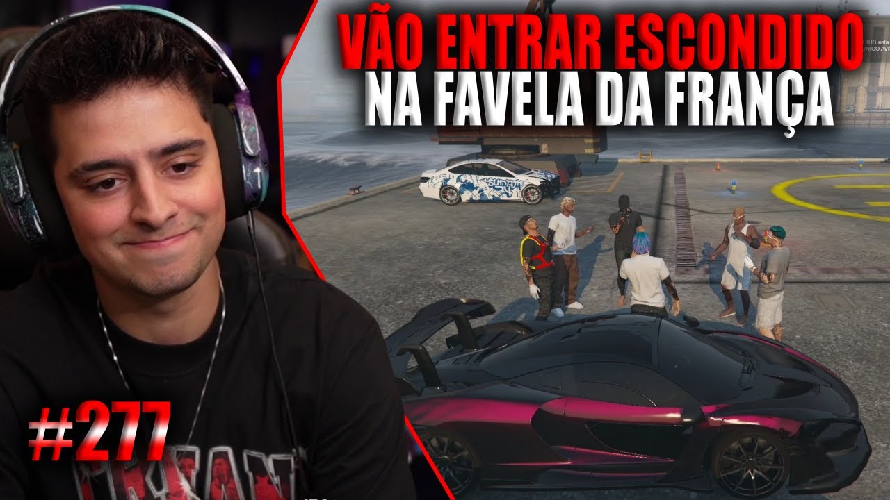 CONNOR INVADE A NOVA FAVELA DA FRANÇA ESCONDIDO! 🚨 Ninguém percebeu! | GTA RP EP 277