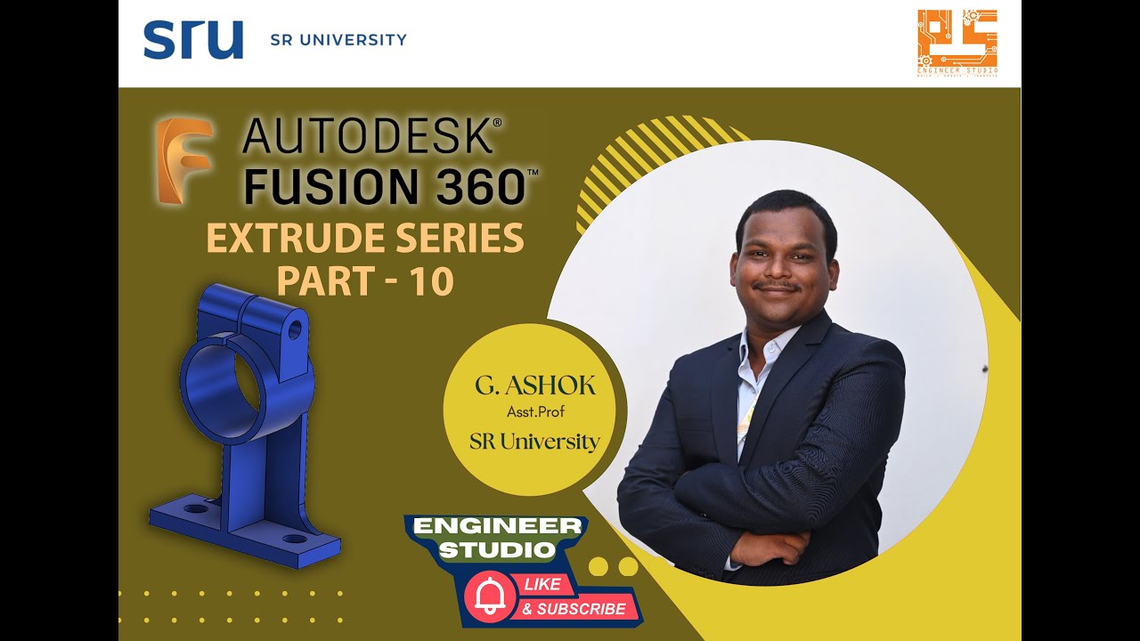 Autodesk Fusion 360 Extrude Tutorial | Extrude Series – Part 10