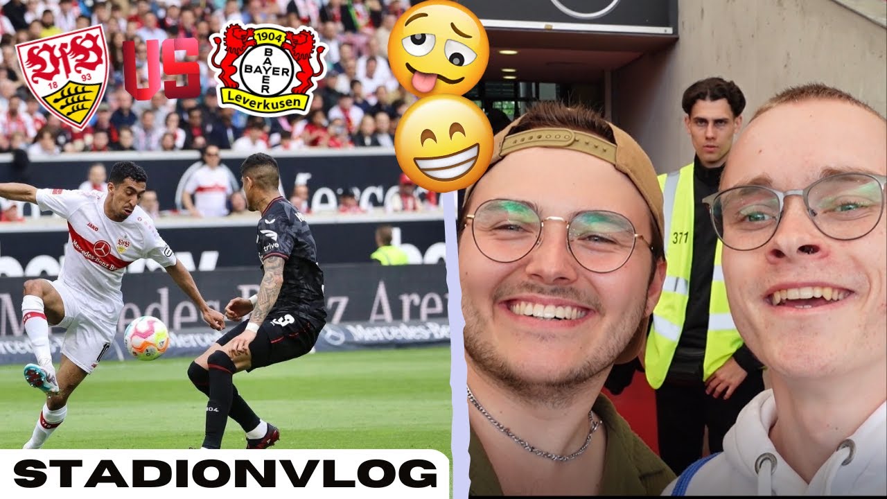 VFB Stuttgart - Bayer Leverkusen | STADIONVLOG | Punkteteilung in Stuttgart😁👀