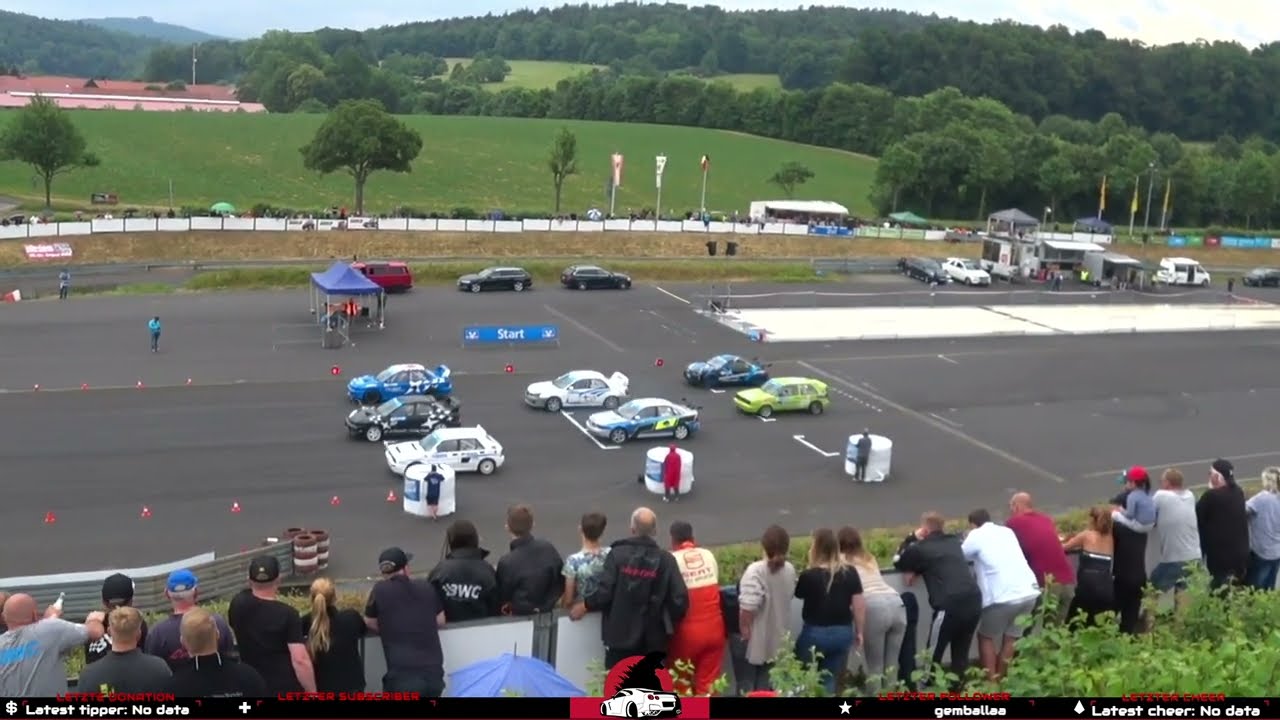 Rallycross Gründau 05.06.22 Final Lauf Supercars Subaru Lancia Audi