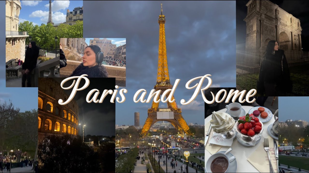 Vlog: Евротур Paris and Rome 🙏🏾