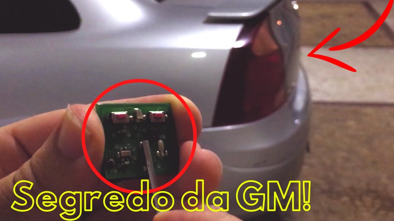 COMO ABRIR O PORTA MALA PELA CHAVE - @corsa42