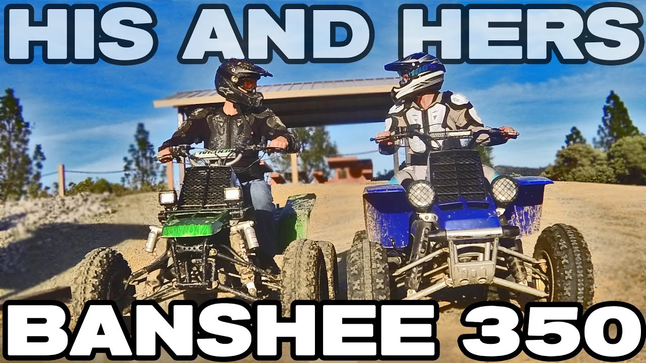 HIS AND HERS YAMAHA BANSHEE 350 ATV RIDING ADVENTURE AND EXPLORING AN OLD GOLD MINE