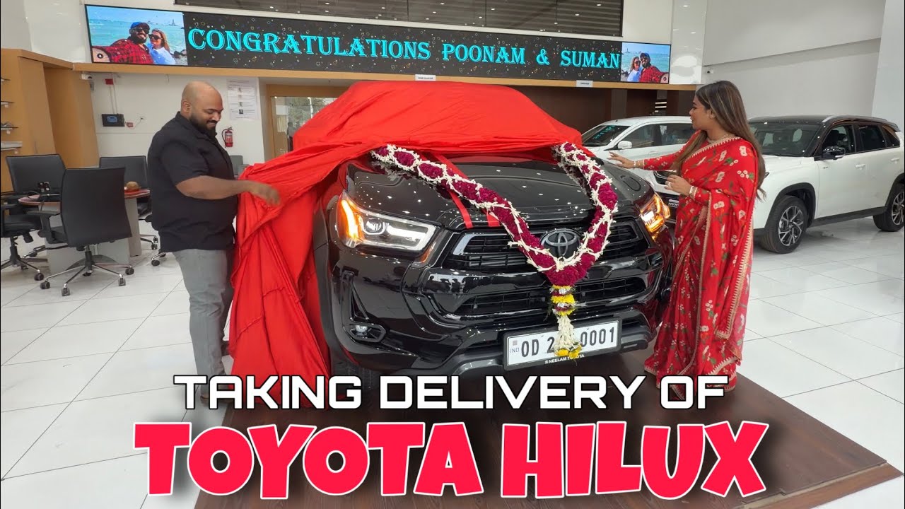 TAKING DELIVERY OF TOYOTA HILUX | PAPAWHEELIE 