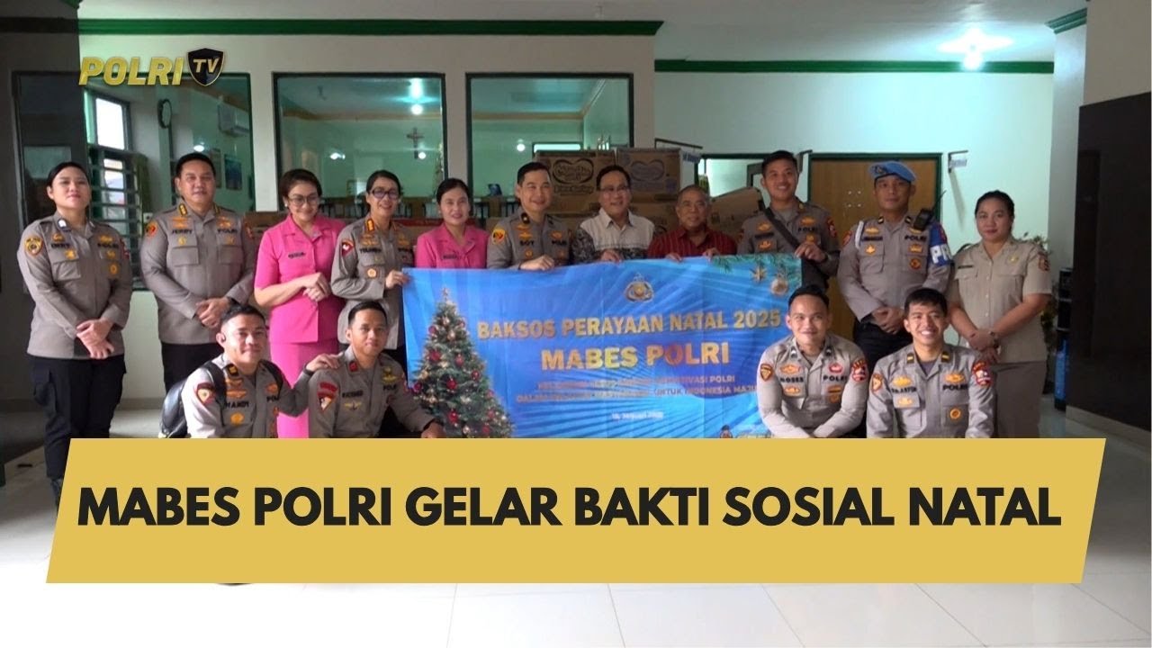 MABES POLRI GELAR BAKTI SOSIAL NATAL