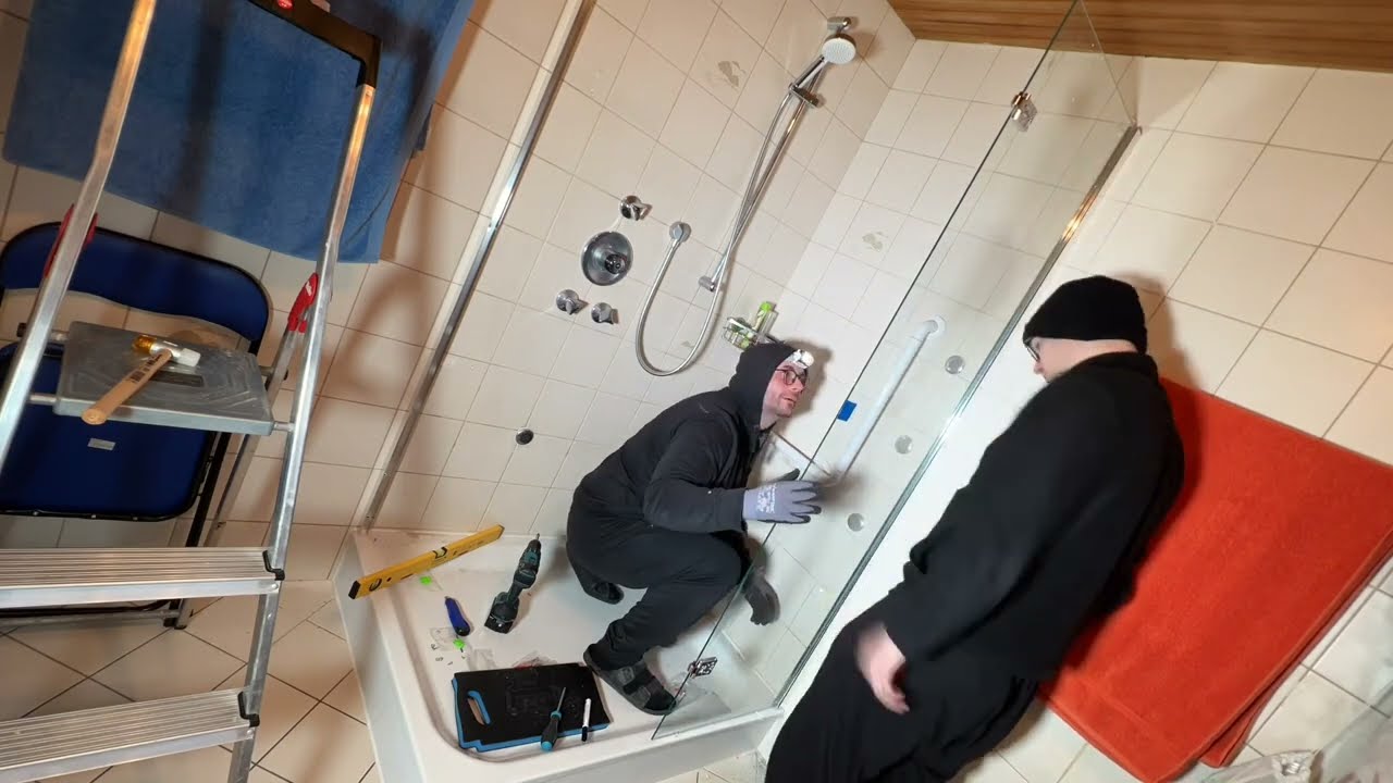 Duschkabine (Schulte, MasterClass, Glas) Montageanleitung - Glas Dusch Kabine Grundmontage Anleitung