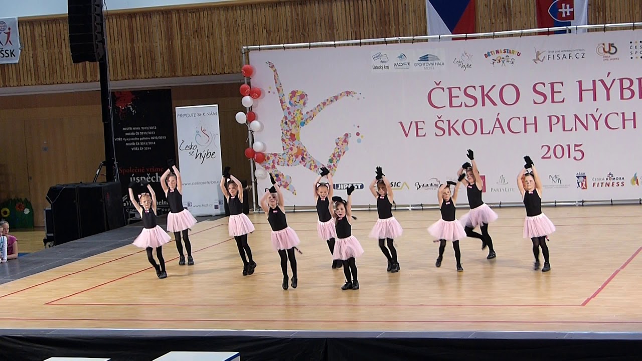 Aerobic team show 5-7 let - Kočičí Disco Show - sezóna 2015