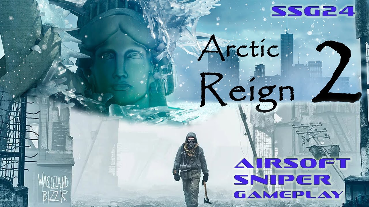 [Airsoft] Arctic Reign 2 - The Commerce Militia Sniper gameplay with SSG24, Cousins Airsoft