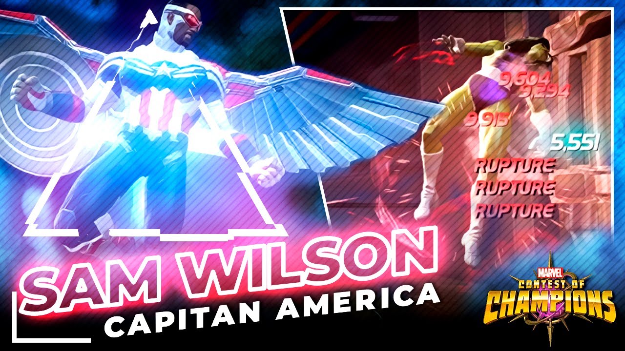 SAM WILSON - 6 Estrellas Gameplay! | marvel batalla mcoc