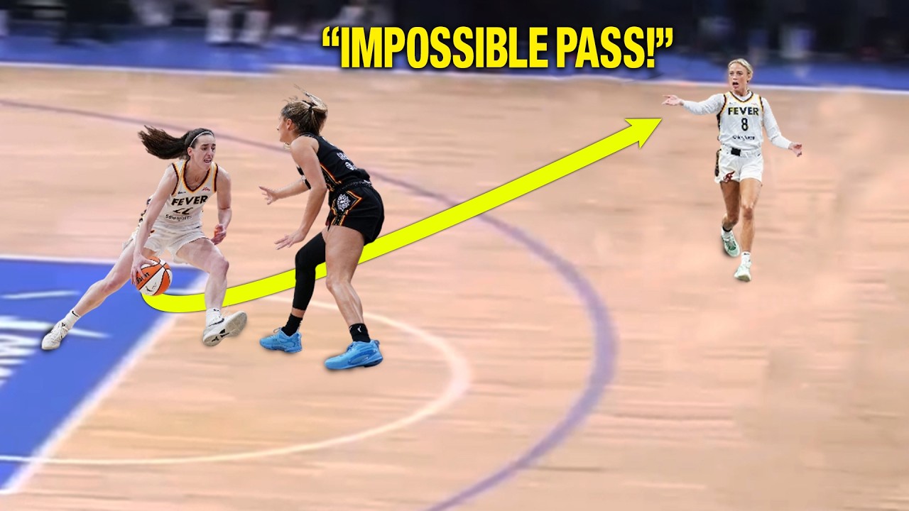 One Impossible Pass… Caitlin Clark Did the Unthinkable 😳💥🏀