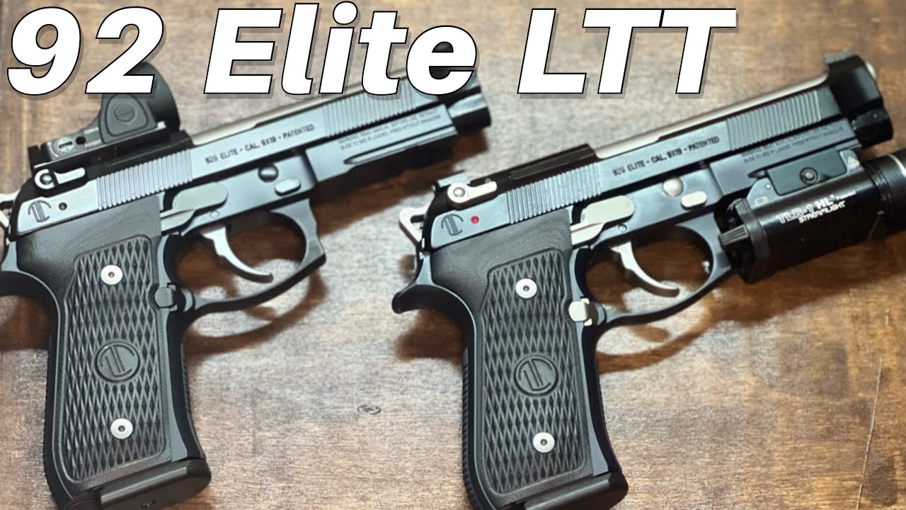 Распаковка Beretta 92 Elite LTT и Elite LTT RDO бок о бок