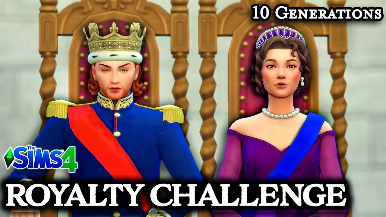 Я создал 10-поколенный королевский челлендж в The Sims 4