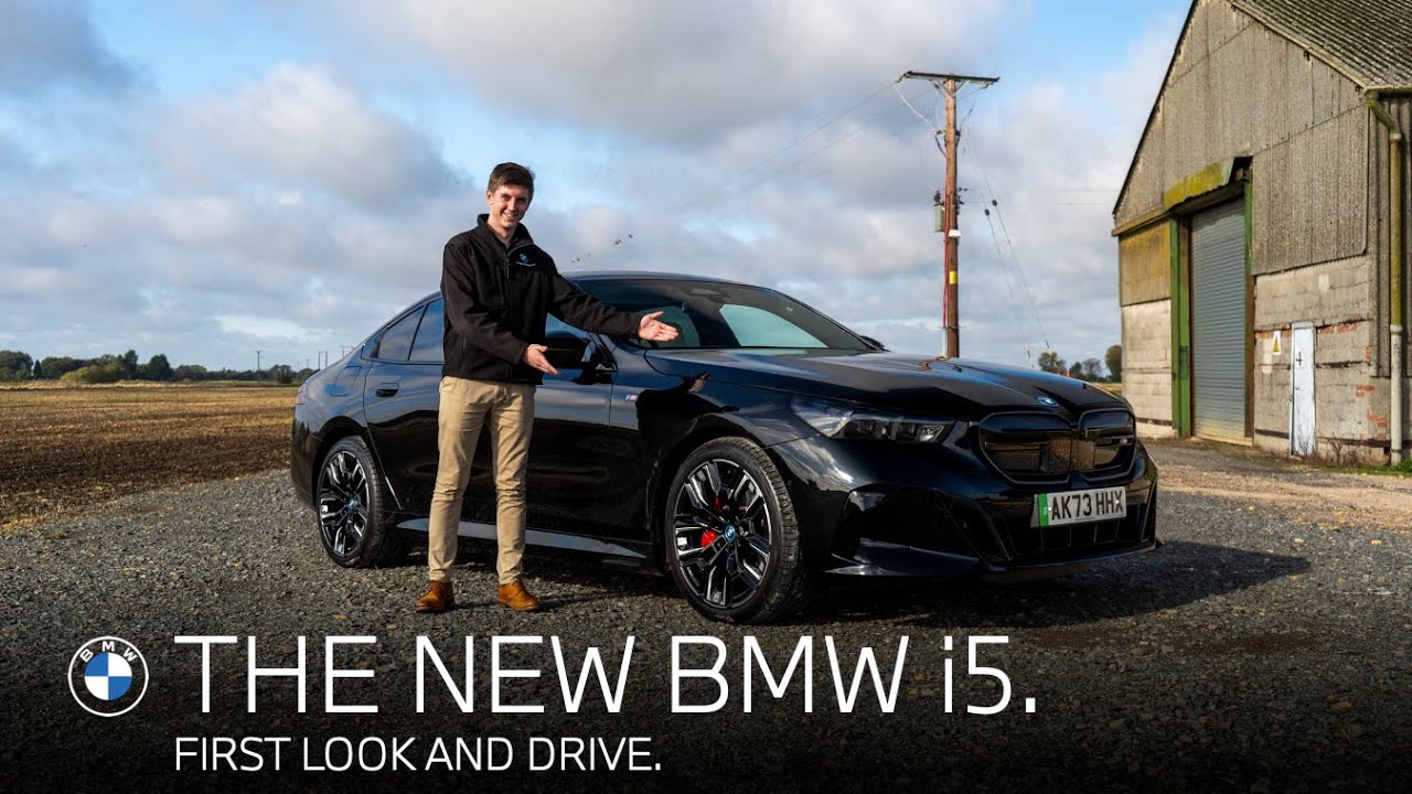 FIRST LOOK & DRIVE - The NEW BMW i5 M60 | 4K
