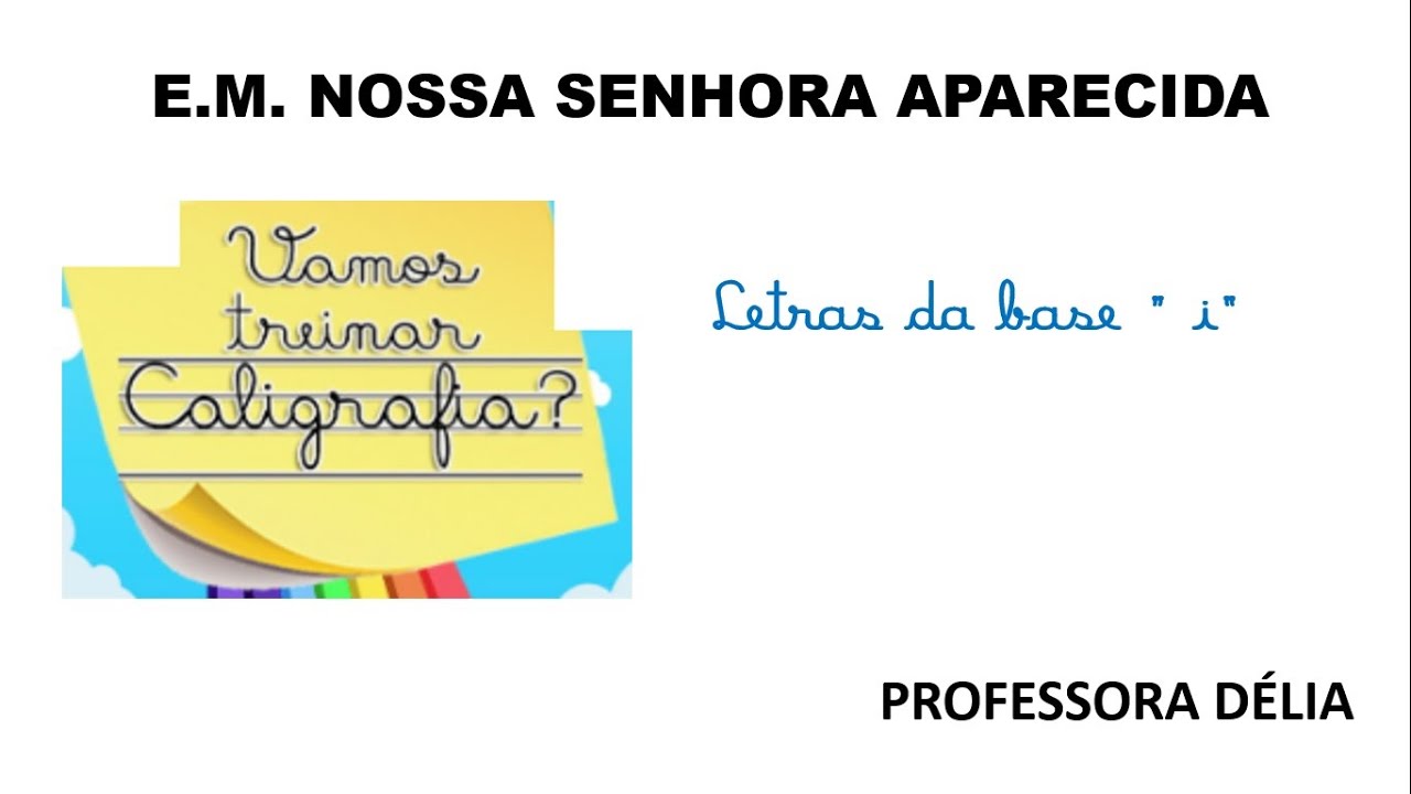 3 - CALIGRAFIA BASE i