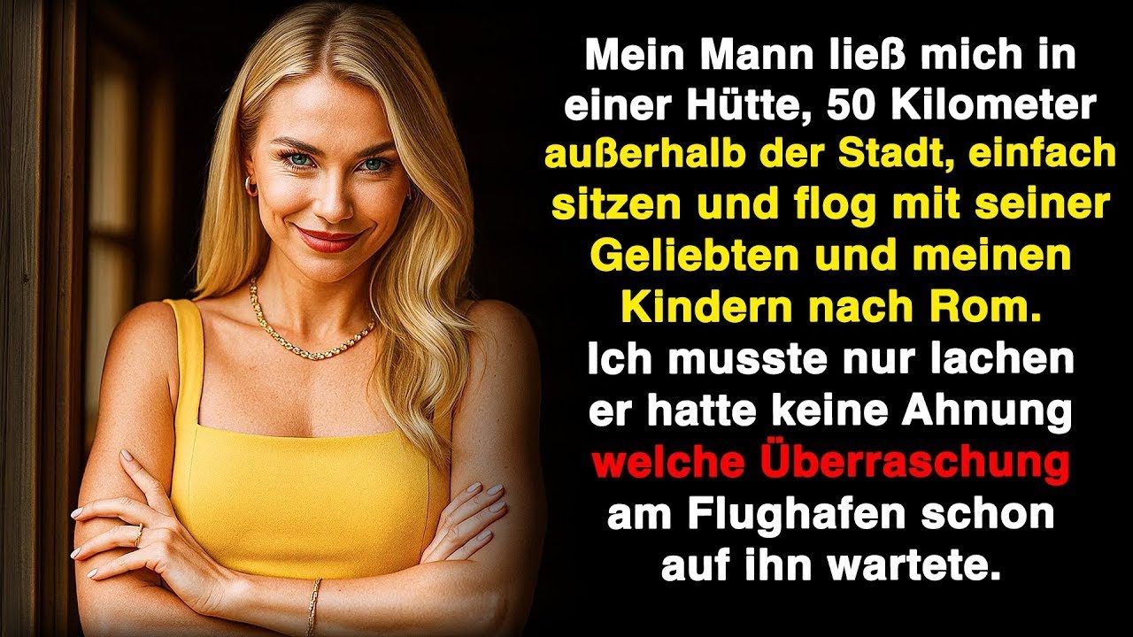 Mein Mann ließ mich in der Hütte und nahm die Kinder mit, ahnte aber nicht, was kommt…