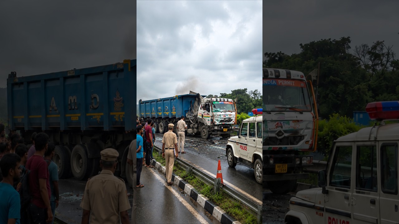 Massive Truck Collision on Highway | Shocking Road Accident Scene 🚛💥
