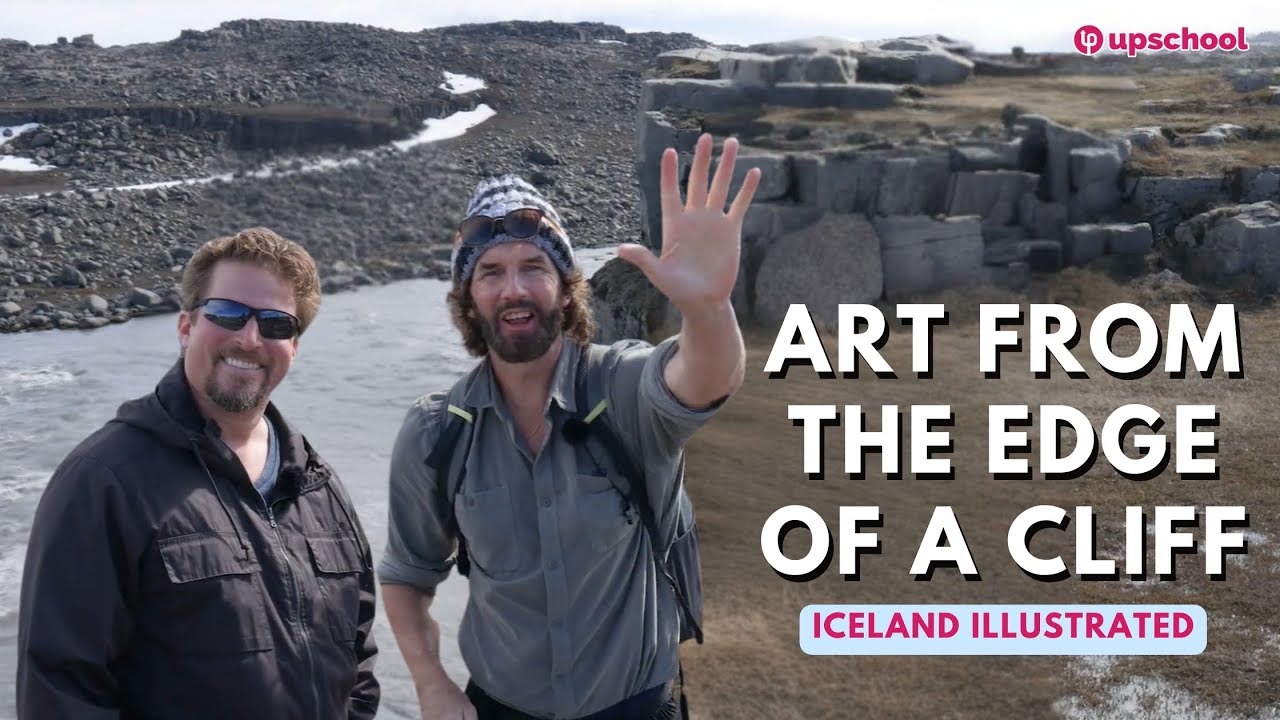 Art From the Edge of a Cliff - Forms and Shapes | @upschoolofficial