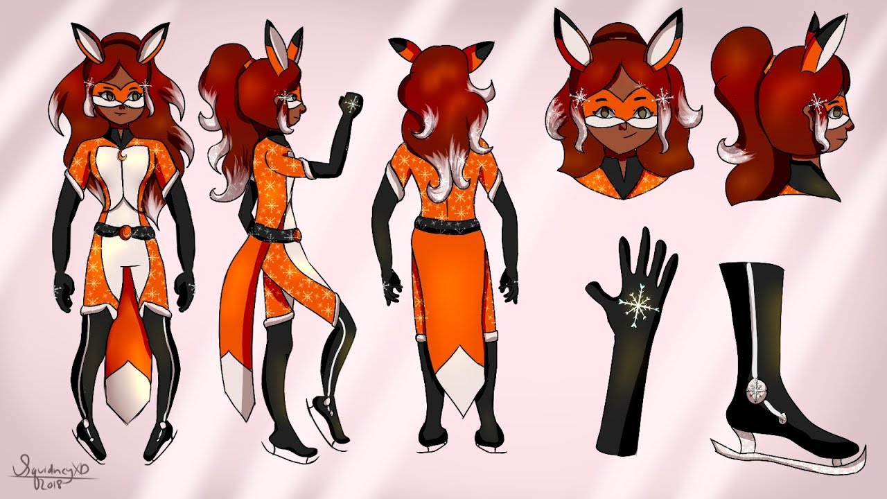 Miraculous Ladybug: Speedpaint: Ice Rena Rouge Concept Art