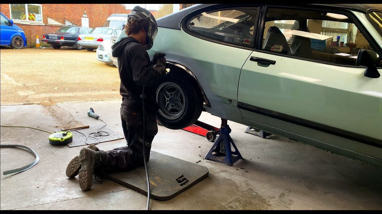 DO IT YOURSELF! Best way to learn - Bo Carries Out His First Fabrication & Repair - Ford Capri