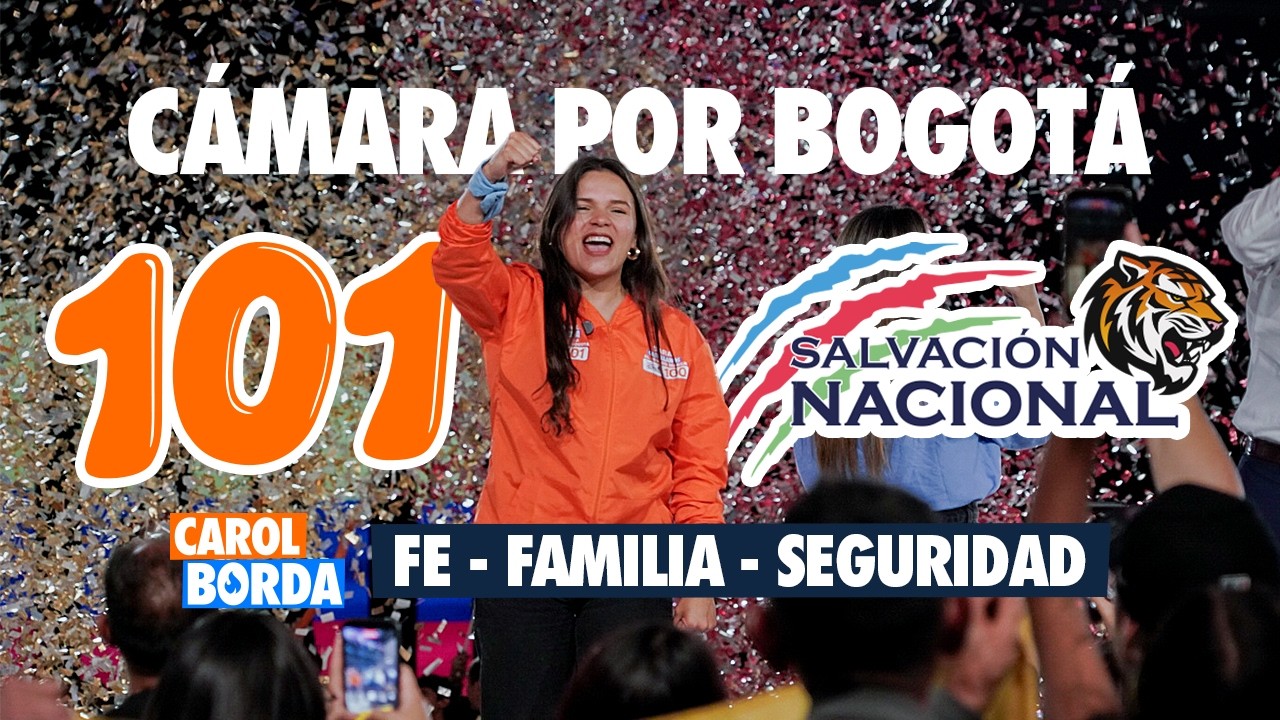 101 Salvación Nacional a la Cámara por Bogotá. ¡Carol Borda! 🩵✊🏼