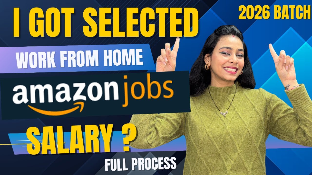 Amazon Work From Home Jobs 2026 | Jobs For 12th Pass Students | Jobs For Students Online At Home