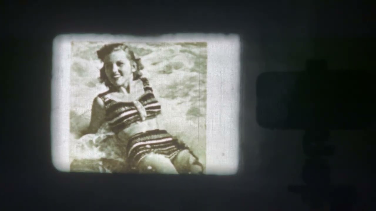 8mm Home Movie - Dorthy, Marion, Blanche, At the Races on Vacation, 1939-40
