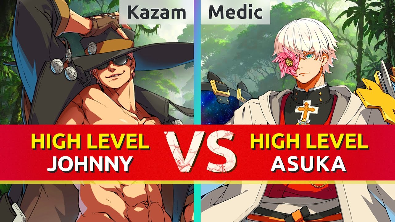 GGST ▰ Kazam (Johnny) vs Medic (Asuka). High Level Gameplay