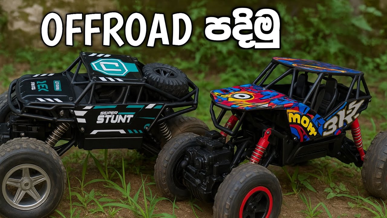 Offroad තරඟයක් තියලා බලමුද 😯 || 4Wd Remote Car Offroad Race || mr.dasuu 