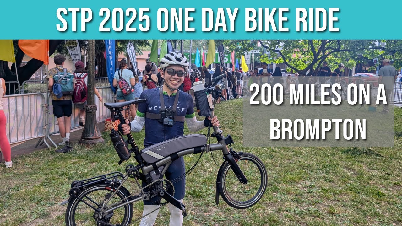 Seattle to Portland One Day Ride on a Brompton Folding Bicycle [STP 2025 Vlog]