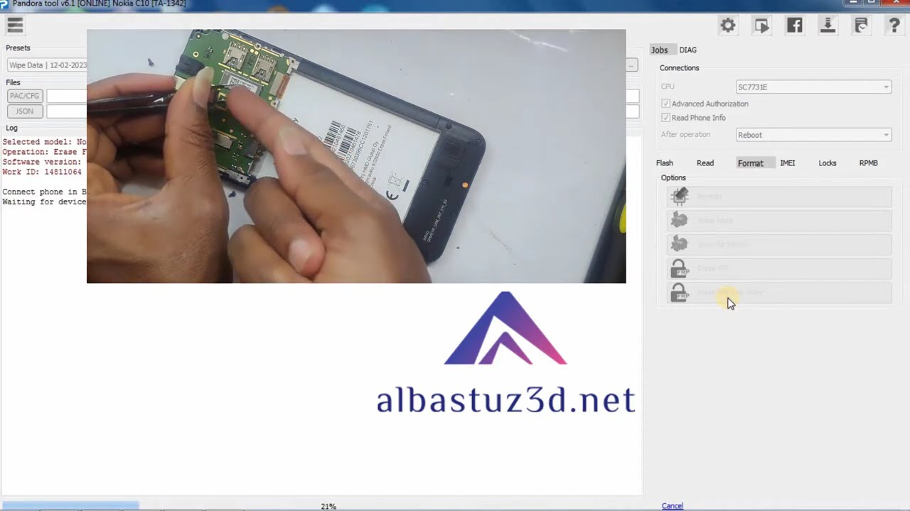 Nokia C10 TA 1342 Hard Reset 2024 New Method!!