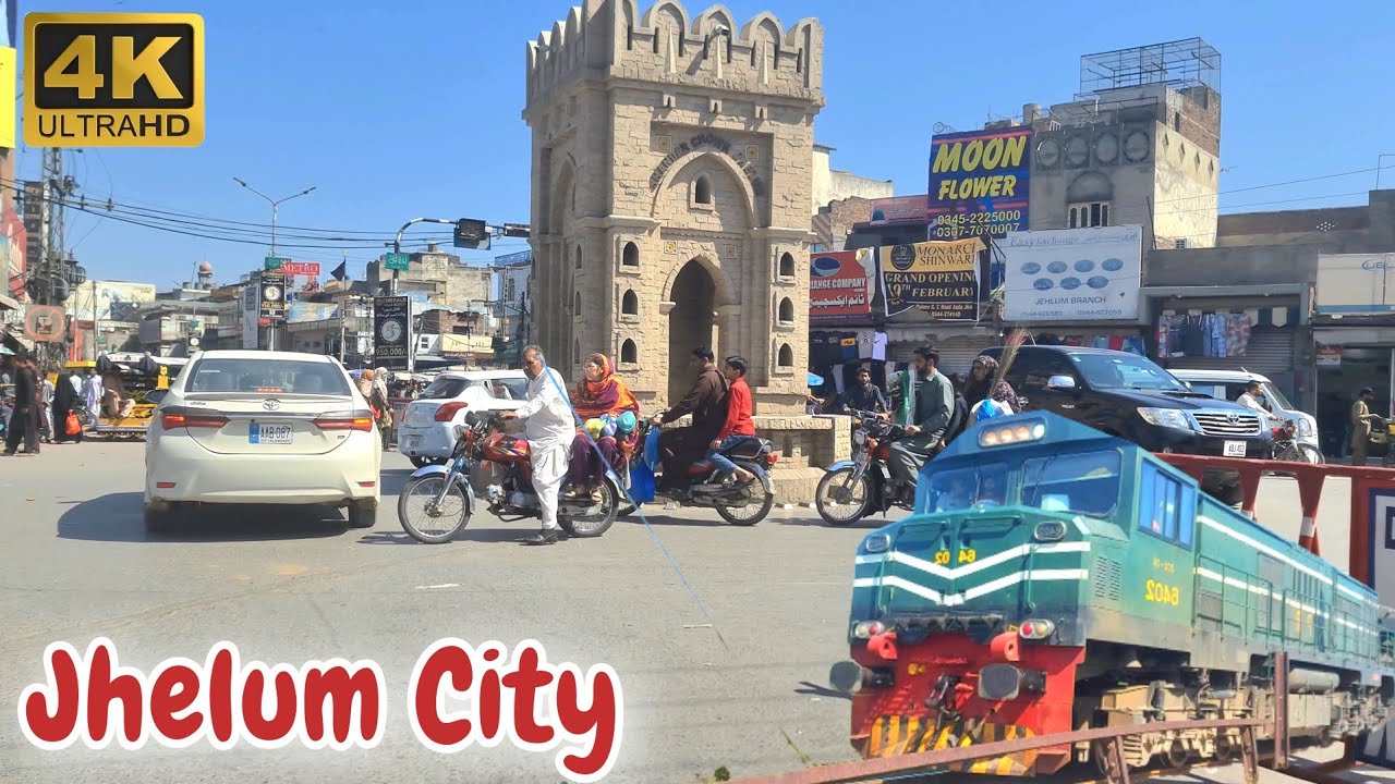Jhelum City in 2023 4k | Jhelum Punjab |  Tahlianwala | Shandar Chowk | Jada Jhelum | جہلم شہر