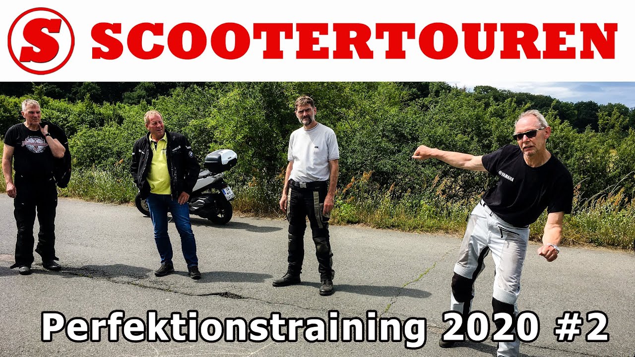 Scootertour Perfektionstraining 2020 #2 Was wir alles üben