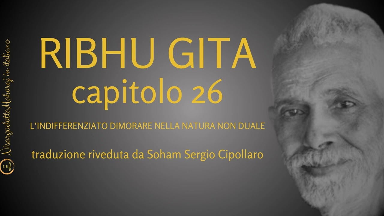 Ribhu Gita - capitolo 26 - L'indifferenziato dimorare nella natura non duale