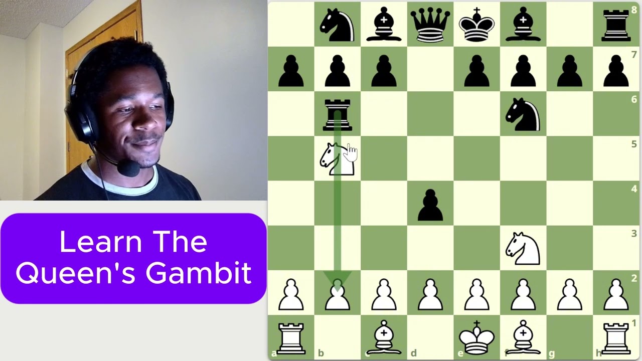 Queen's Gambit (In 5 Minutes) EASY TUTORIAL #chess #queensgambit