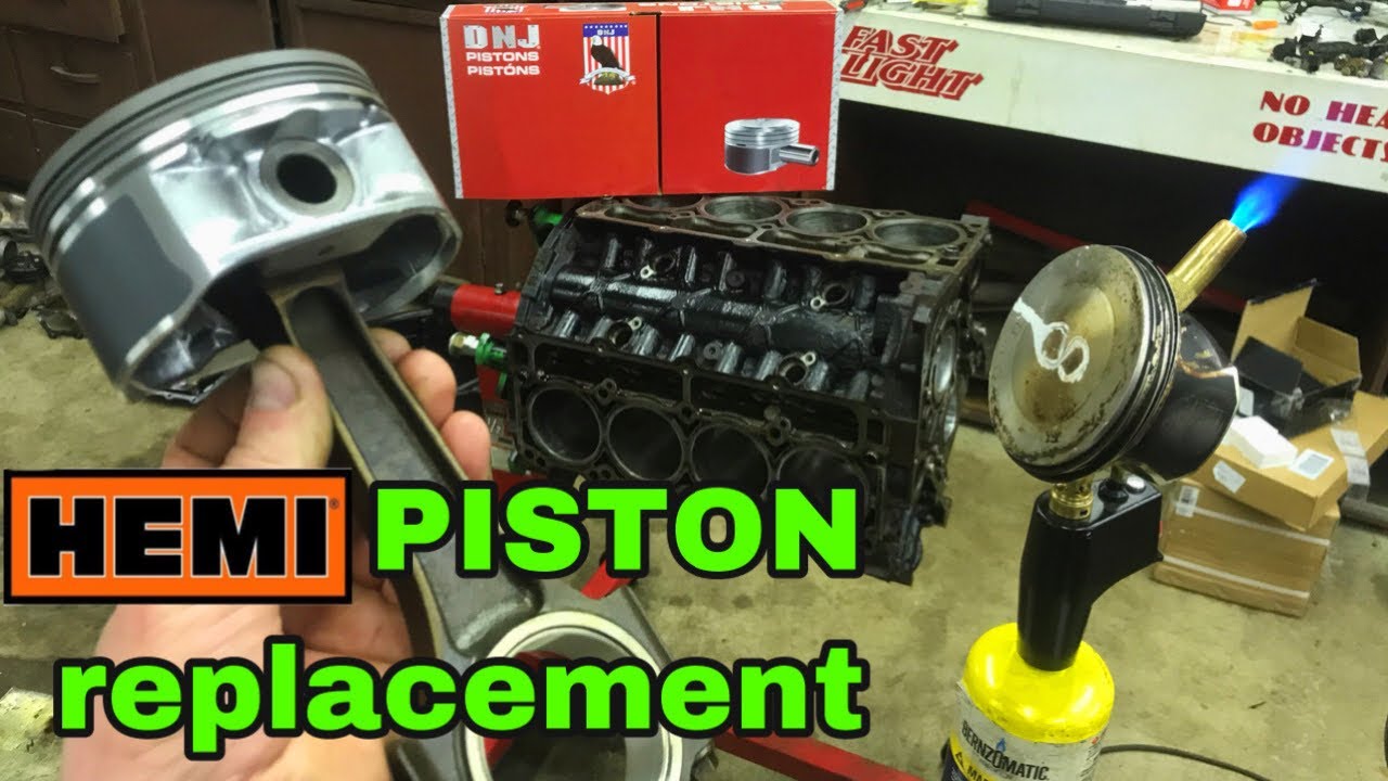 5.7 Замена поршня HEMI
