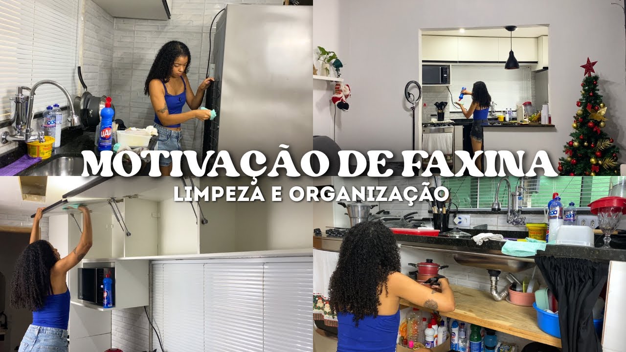 Vlogão faxina completa na cozinha | Limpeza e organização, faxina de final de ano, dona de casa