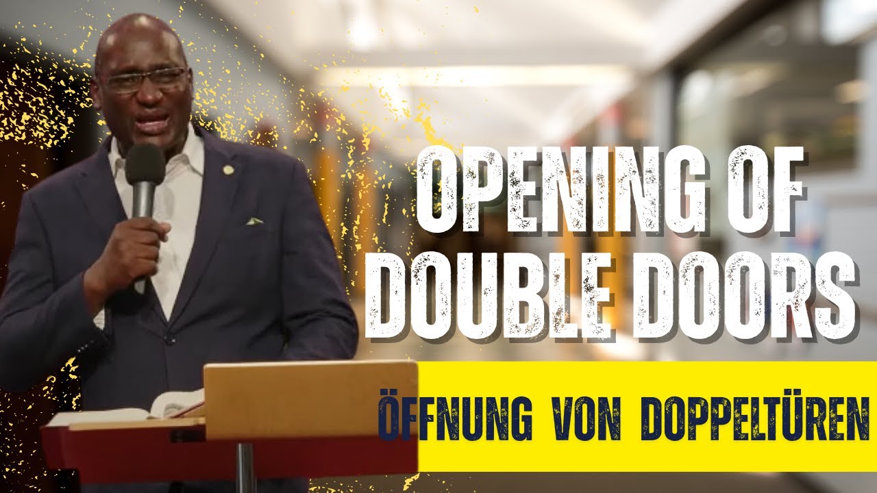 OPENING OF DOUBLE DOORS  - Öffnung von doppeltüren