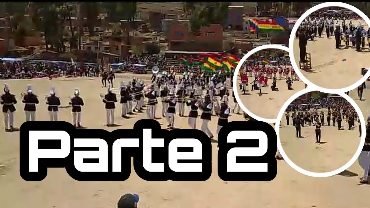 XVII Festival Internacional de BANDAS ESTUDIANTILES 👑🎺👑San Pablo de TIQUINA ⛴️Parte 2💥 2022