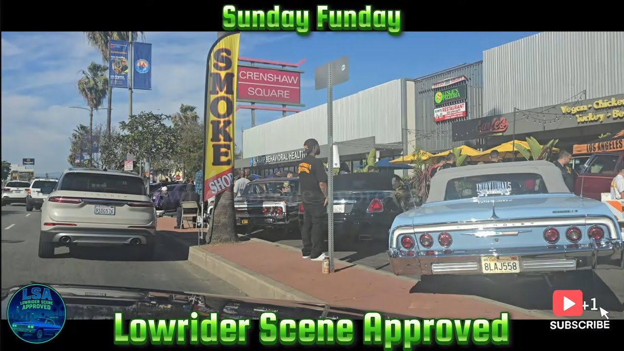 Cruising  on Sunday Funday  Marathon Burgers  To Crenshaw Final Destination Hill Street.
