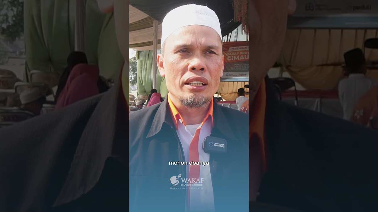 Peresmian dan Serahterima asset wakaf produktif, Nazhir Wakaf DT