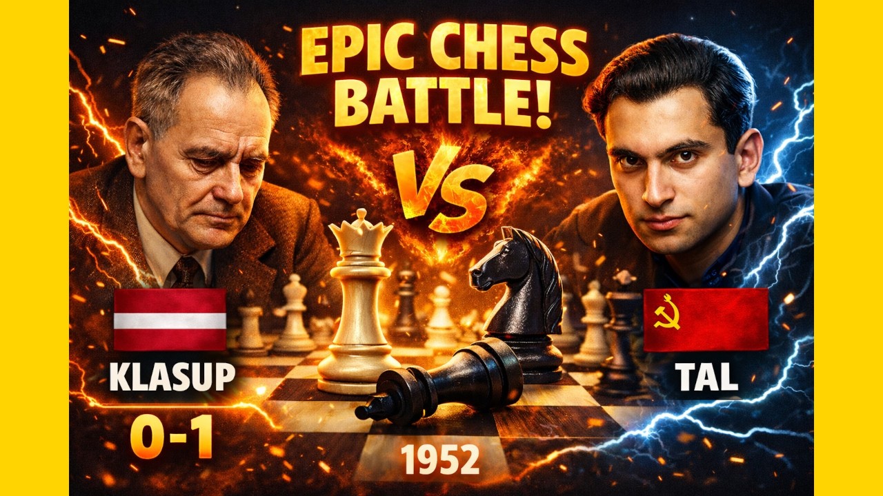 Tal UNLEASHED 🔥 Semi-Slav Destruction | 1952 Classic Attack