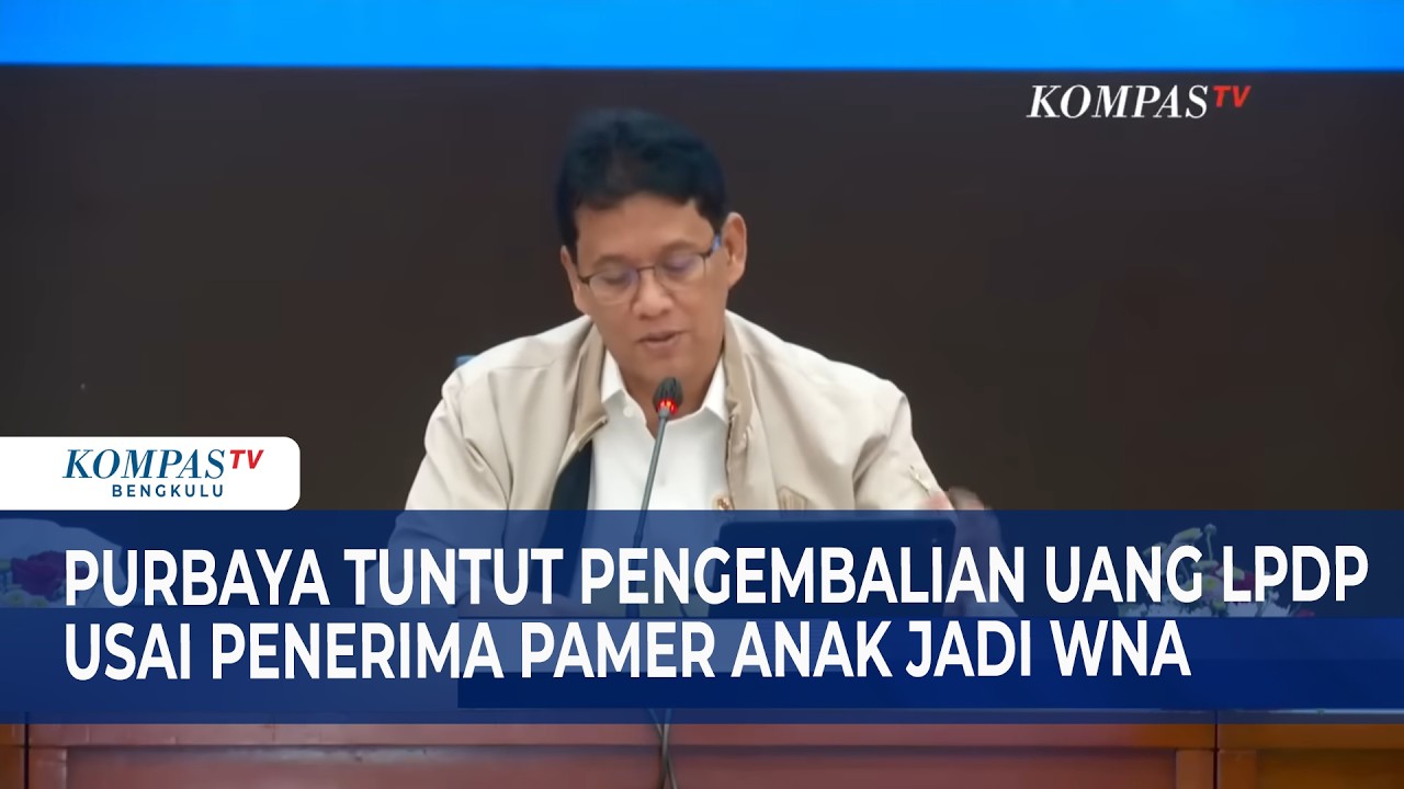 Purbaya Tuntut Pengembalian Uang LPDP Usai Penerima Pamer Anak Jadi WNA