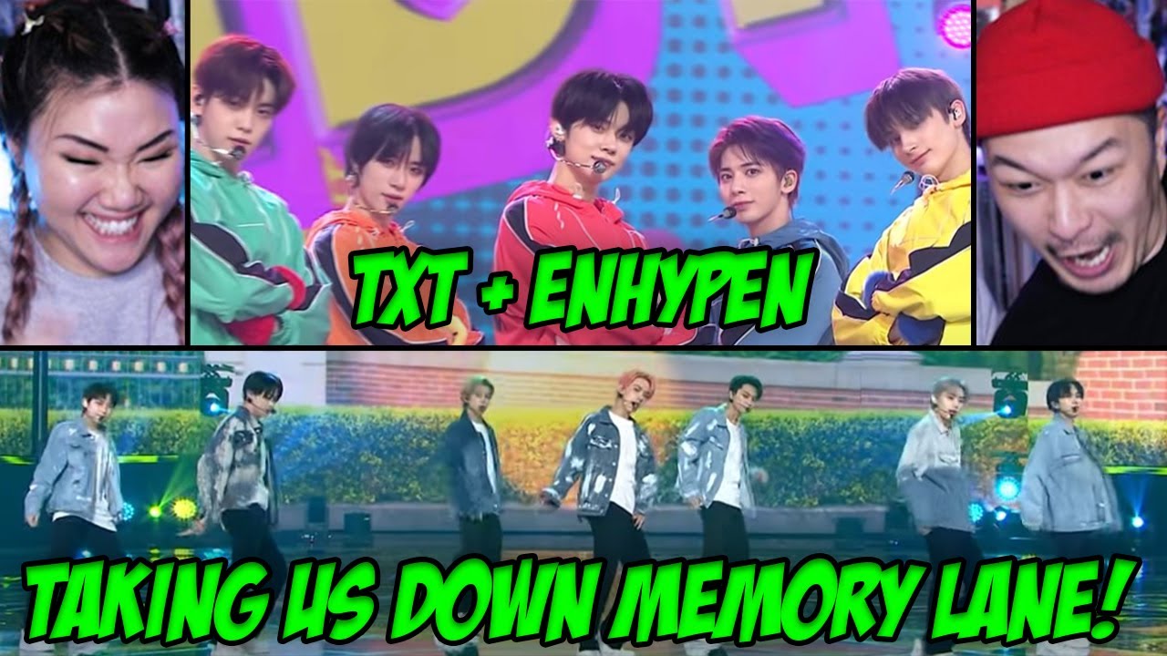 TOMORROW X TOGETHER, ENHYPEN - Legend of KPOP (2021 KBS Song Festival) | REACTION+SING-A-LONG!