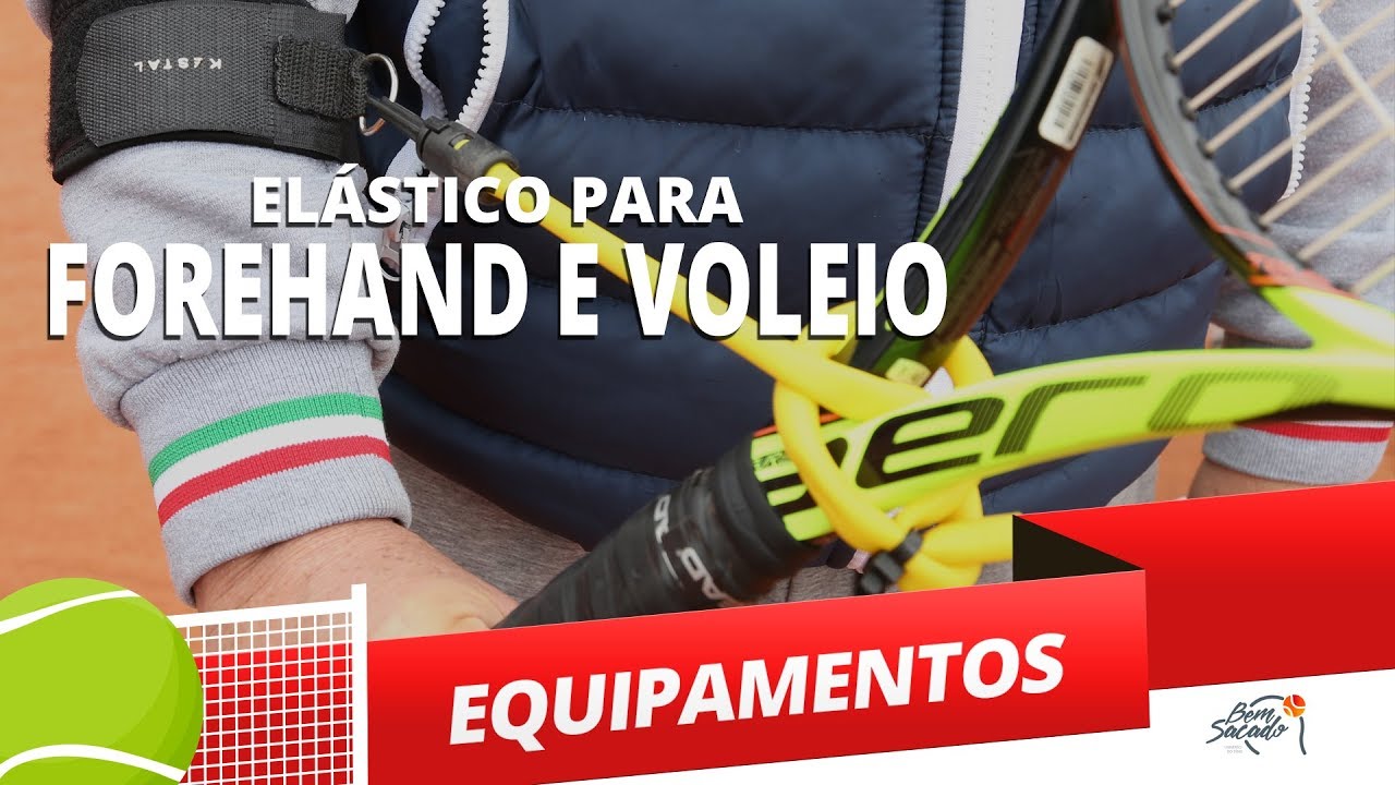 Elástico para melhorar seu forehand e seu voleio no tênis - Bem Sacado