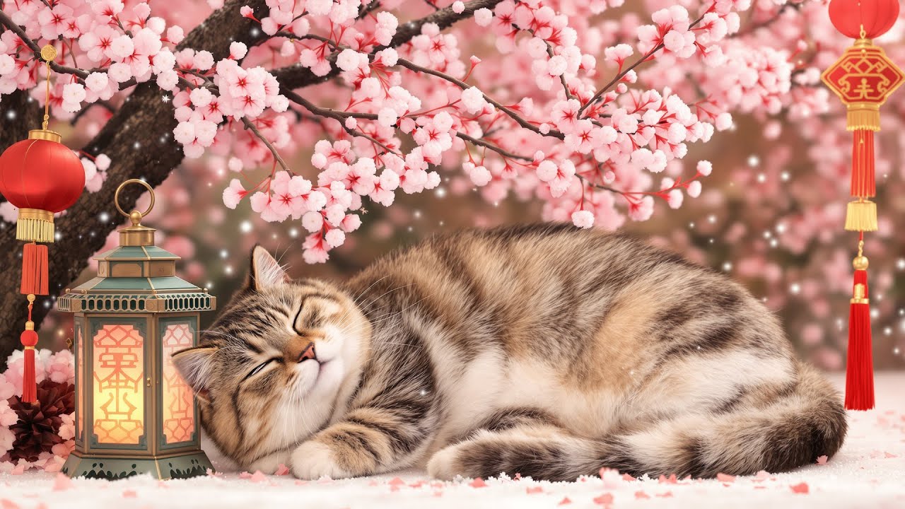 Успокаивающая музыка для сна кошек 🐾 12 часов целебного отдыха с кошачьим телевидением (без рекламы)