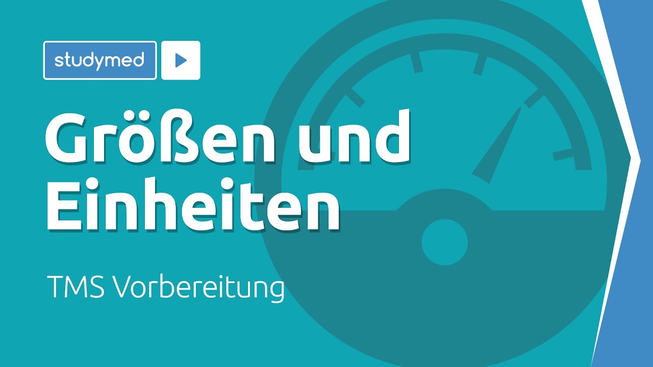Größen und Einheiten - TMS Vorbereitung