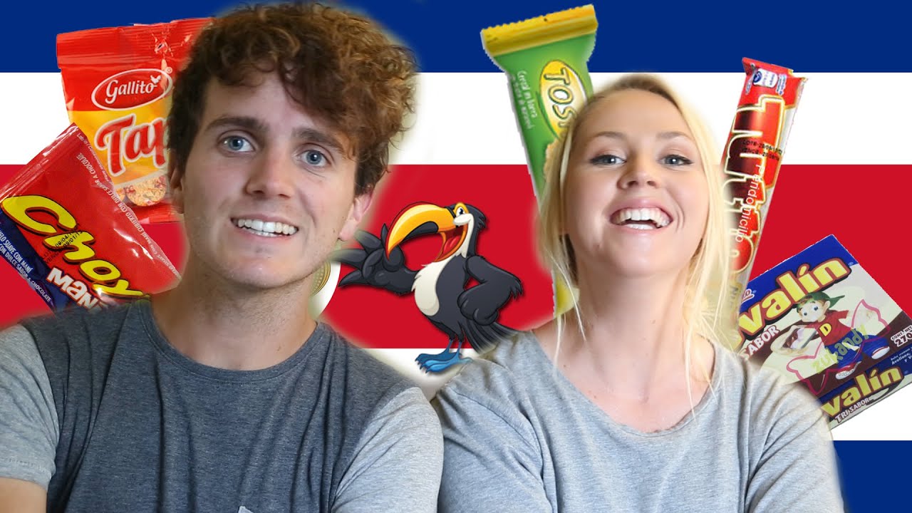 AUSTRALIANS TRYING COSTA RICAN CANDY